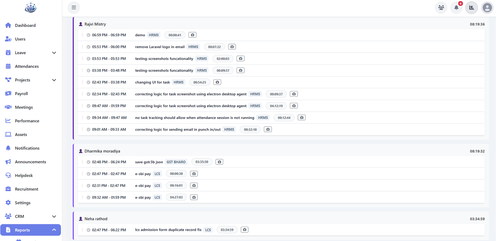 Activity Tracking
